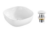 Korek do Umywalek Comad Biały Połysk