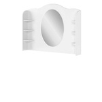 LUNA LN-06 - Toaletka Biała/Różowa