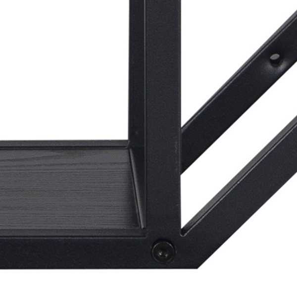 Seaford Półka Ścienna Czarna