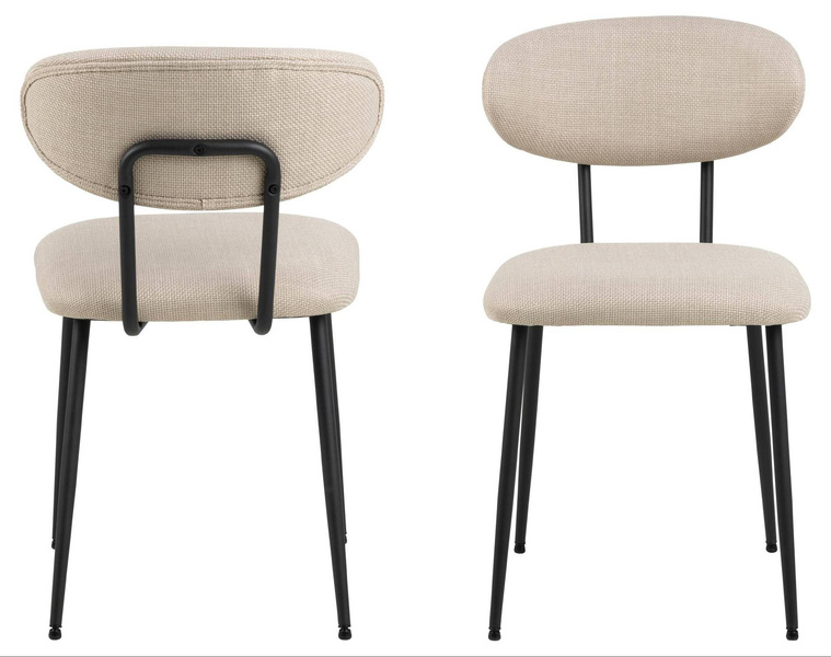 Denise beżowe krzesło