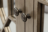 AV1550-50 Komoda lustrzana 2D Avola Silver Gold