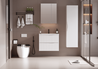 CLEO-03 - Słupek Wysoki 1-drzwiowy Biały Mat