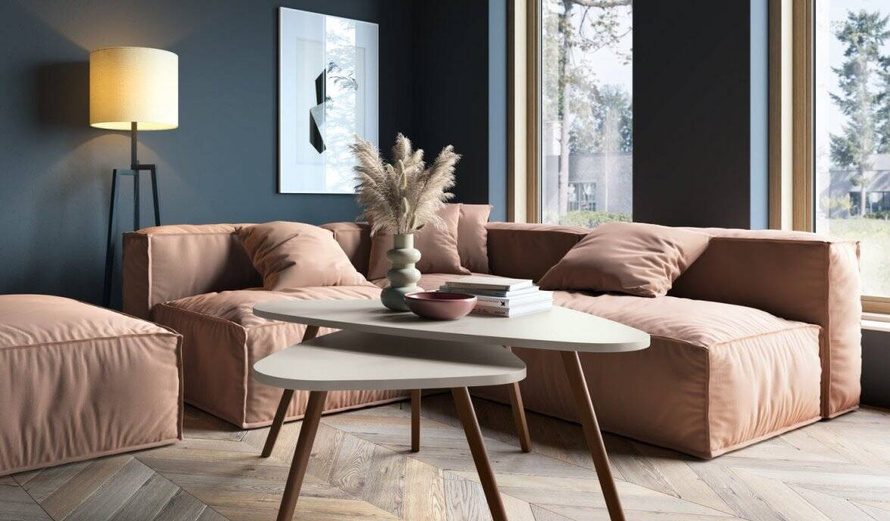 Stolik MWTT02 Dąb Artisan/Biały