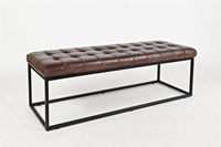 AV1730-78 Ławka pikowana Avola Dark Sienna