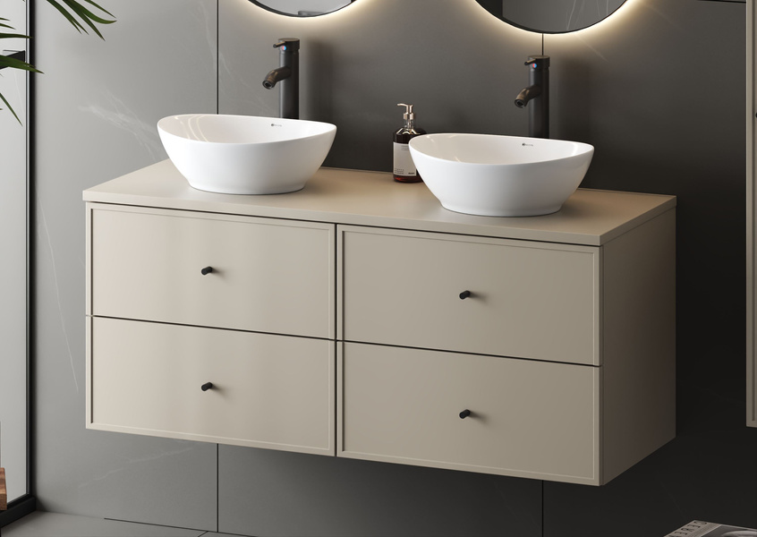 MARCO-02 Szafka Pod Umywalkę 2S 60 cm Kaszmir