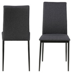 DEMINA Krzesło Szary 