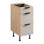 Szafka Kuchenna Dolna 3S Sorento D40S3 P/L AX Puccini Beżowy Mat