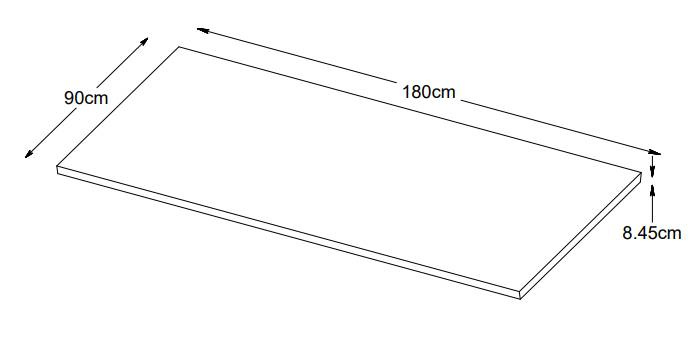 Blat Stołu Reno 90x180 cm Dąb Naturalny