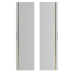 ESPERO-03 - Słupek Wysoki 1-drzwiowy 130cm Biały Mat