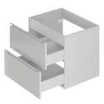 ETNA-02 Szafka pod Umywalkę 2S 60 cm Biały Mat Biały Połysk