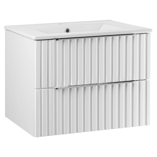 Astor Zestaw Amy 60 cm Szafka z Umywalką Biały Mat