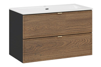 Zestaw Szafka z Umywalką Meblową 80 cm 2 Szuflady Talia Casella