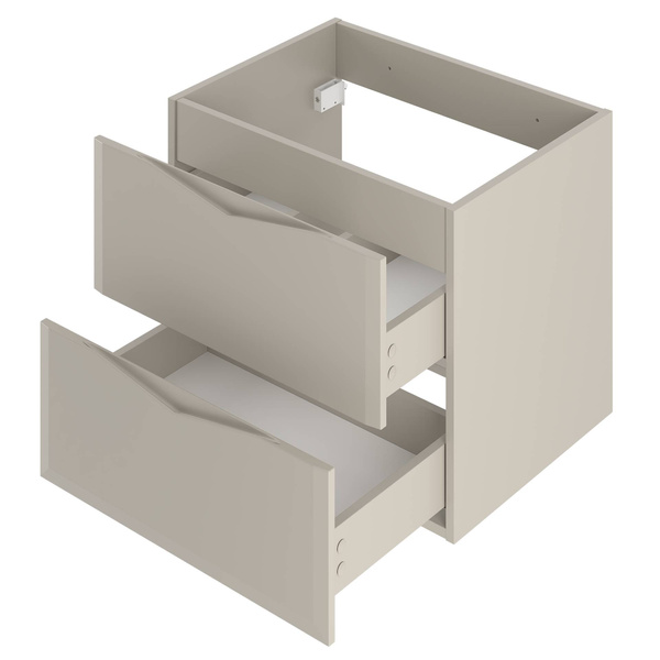 DELICA-02 - Szafka pod Umywalkę z Blatem 2S 60cm Kaszmir Zestaw-1