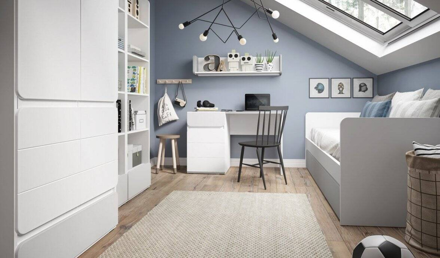 Flexi FLXK02 - Komoda 5S Biała/Szara