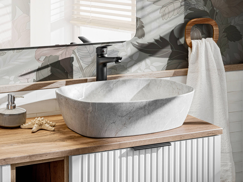 Szafka pod umywalkę 60 cm ADEL WHITE