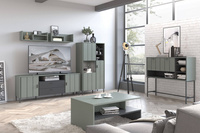 Shirley SHIK06 – Komoda 2D2S Szarozielony/Antracyt/Nadruk