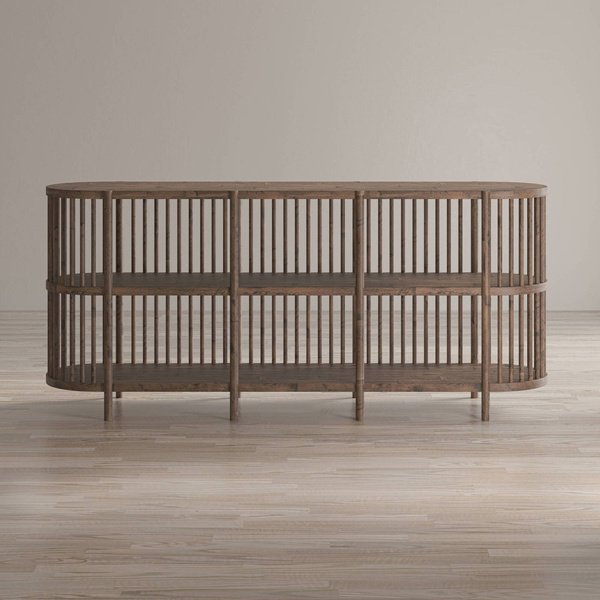 Jasnobrązowa komoda drewniana Avola AV2185-72