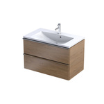 Oristo Szafka z Umywalką ETNA UNI 80 cm Jasne Drewno