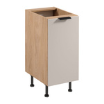 Szafka Kuchenna Dolna 1D Sorento D40 P/L Puccini Beżowy Mat