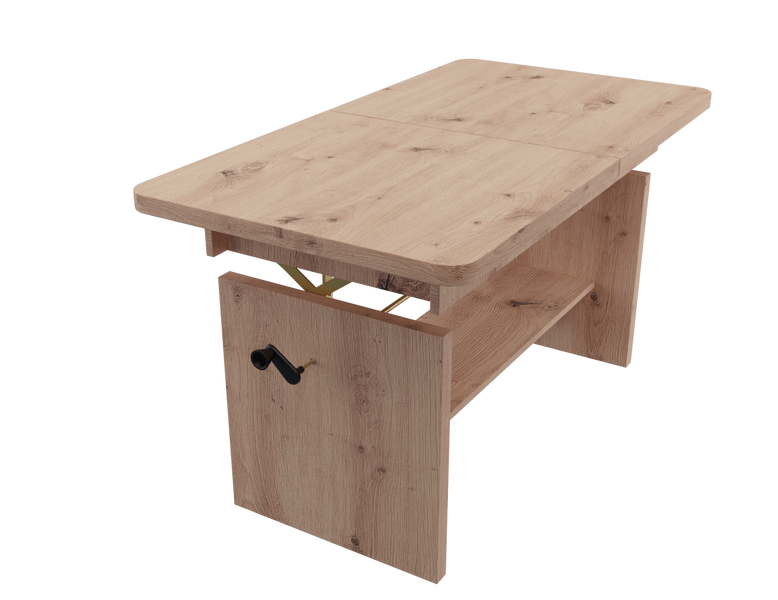 JANEK - Ławostół Ława Rozkładana Stolik Kawowy Dąb Artisan