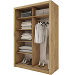 IDEA ID-17 - Szafa Przesuwna 2-drzwiowa Dąb Shetland