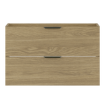 PILE-01 Szafka Pod Umywalkę 2S 80 cm Dąb Olejowany