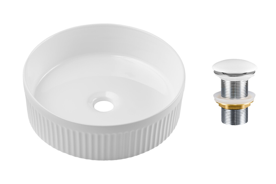 Korek do Umywalek Comad Biały Połysk