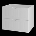 MONA-02 - Szafka Pod Umywalkę 2S 60cm Biały Mat