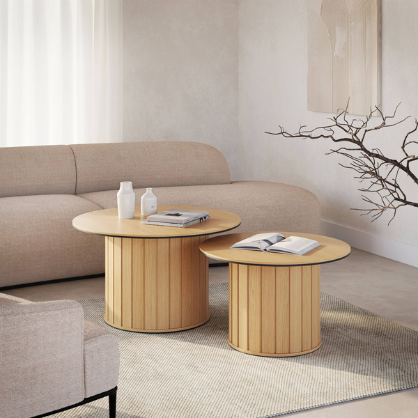 ROTTO RT-08 - Stolik Kawowy Dąb Vincenza/Eukaliptus