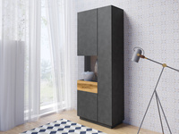 Silke Witryna 2-drzwiowa Lewa Matera / Dąb Wotan