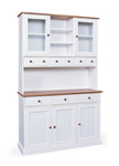Kredens WESTERLAND 13 drewniany biały