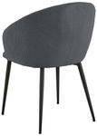 Actona Krzesło Do Jadalni z Podłokietnikiem Daniella Antracyt