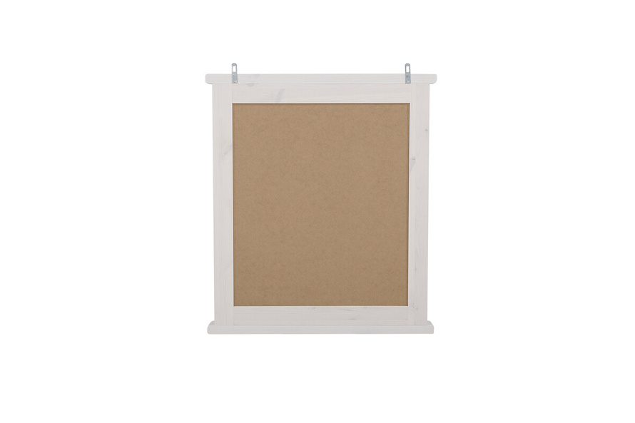 Lustro z półką w drewnianej ramie Romantic