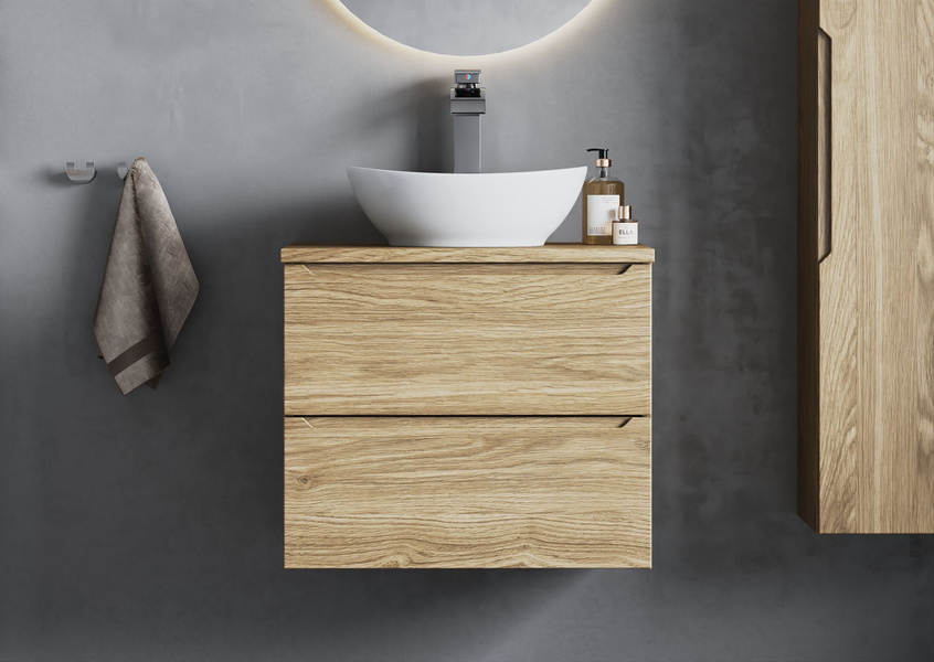 ETNA-02 Szafka Pod Umywalkę 2S 60 cm Dąb Olejowany