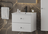 RAY-02 - Szafka pod Umywalkę 2S 60 cm Biały Mat