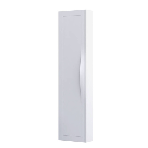 Oristo SKAGEN Szafka wysoka boczna 40 cm biały mat