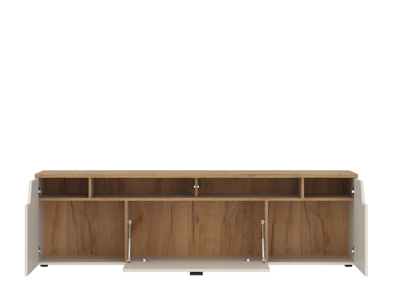 Cut Out CTUF02 - Komoda RTV 2D1K Cashmere Dąb Coast Evoke