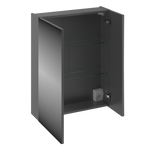 LUSTRO-01 - Szafka Wisząca z Lustrem 2D 60cm Szary Mat