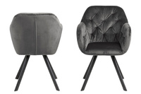Lola Krzesło  Ciemny szary