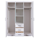 Szafa GERALDO drewniana biała