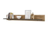 Cross - Półka Wisząca Dąb Wotan Czarny Mat