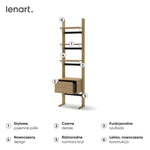 OLLIE OL-02 - Regał 1S Dąb Olejowany