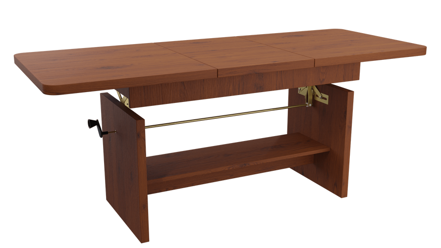 JANEK - Ławostół Ława Rozkładana Stolik Kawowy Dąb Stuletni