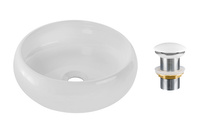 Korek do Umywalek Comad Biały Połysk