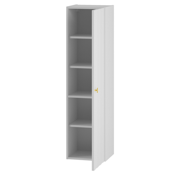 ELEGANTE-08 - Słupek Wysoki 1-drzwiowy Biały Mat