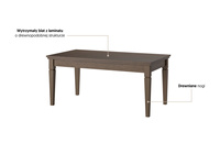 Evora WM - Stolik Kawowy Dąb Dunin
