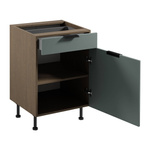 Szafka Kuchenna Dolna 1D1S z Wkładem Na Sztućce Sorento D60S1 P/L AX Baltic Storm Green