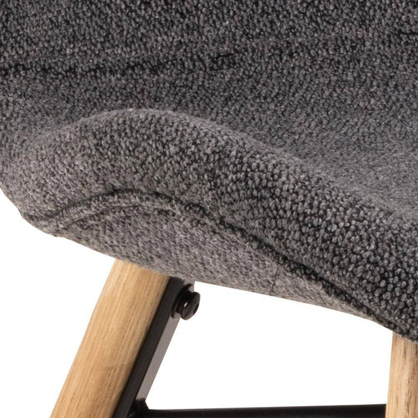 Actona Krzesło Batilda Antracyt Dąb