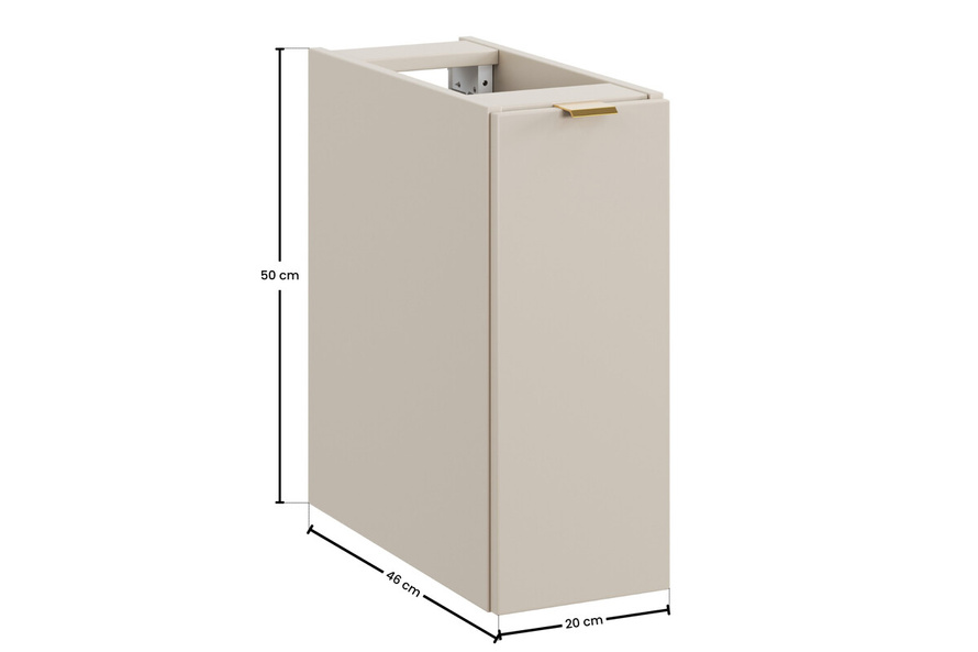 Dalia Cashmere Szafka Dolna Wisząca Cargo 20 cm 1 Drzwi