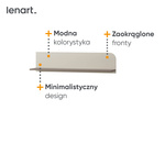 HARMONY HR-05 - Półka Wisząca Kaszmir/Truflowy